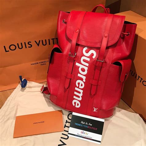 louis vuitton red and black backpack|louis vuitton red bag price.